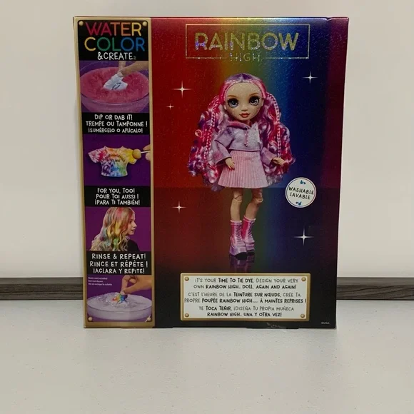 Rainbow High Watercolor & Create Doll-New - Picture 2 of 12